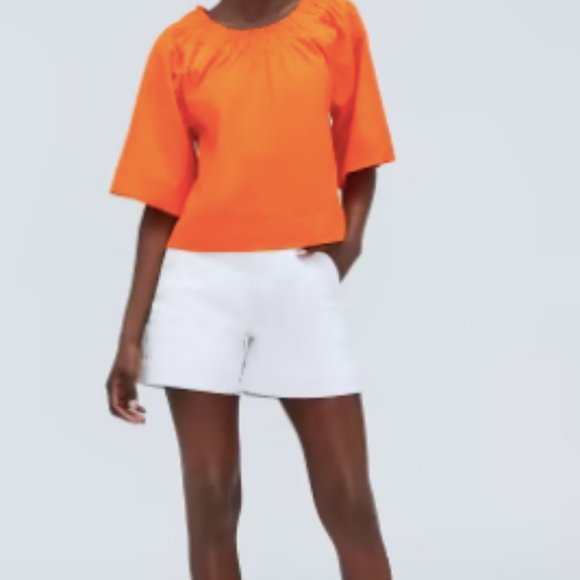 Everlane - The Seersucker Gathered Tee - Picture 3 of 4